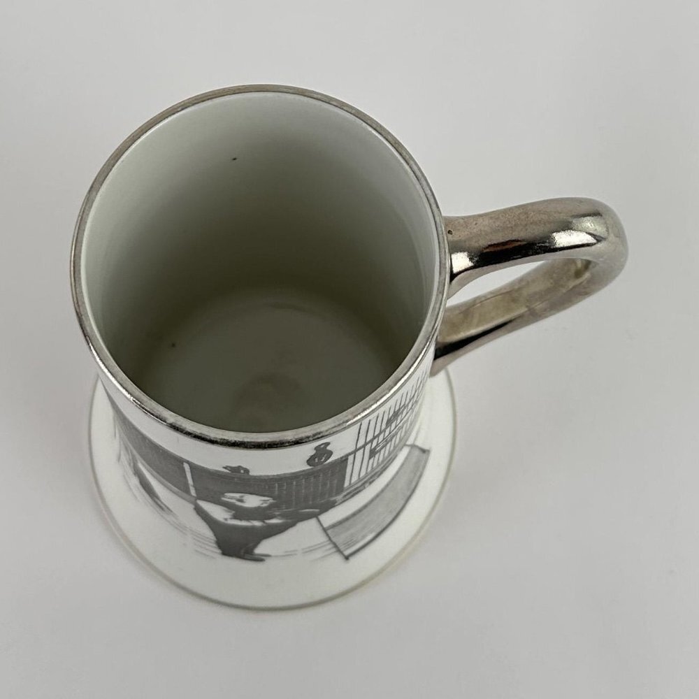 VINTAGE BEER STEIN BOWLING THEMED